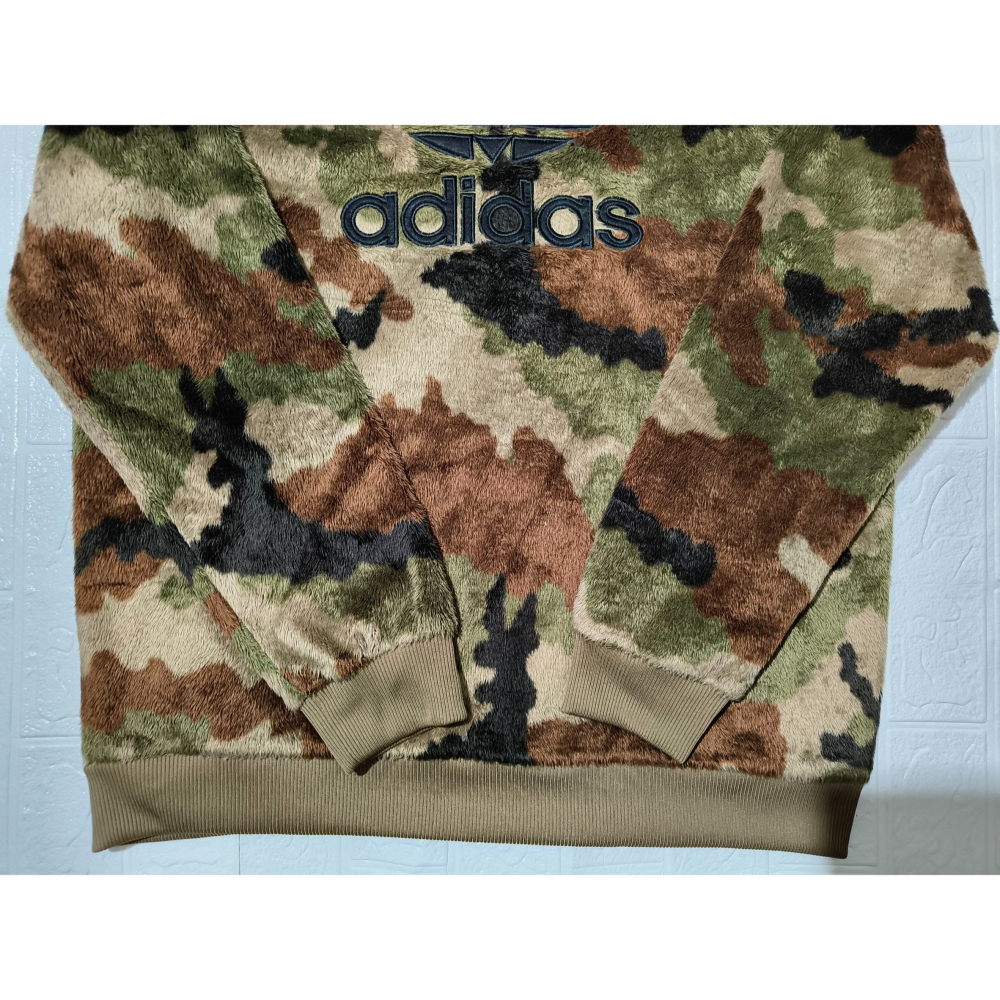 (0406) ADIDAS 毛絨 外套 胸圍116 衣長71 AY8621-細節圖8