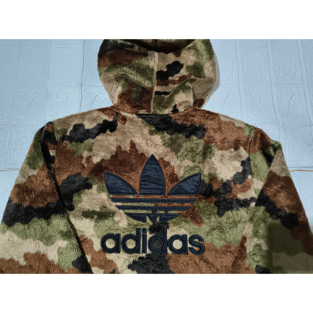 (0406) ADIDAS 毛絨 外套 胸圍116 衣長71 AY8621-細節圖9