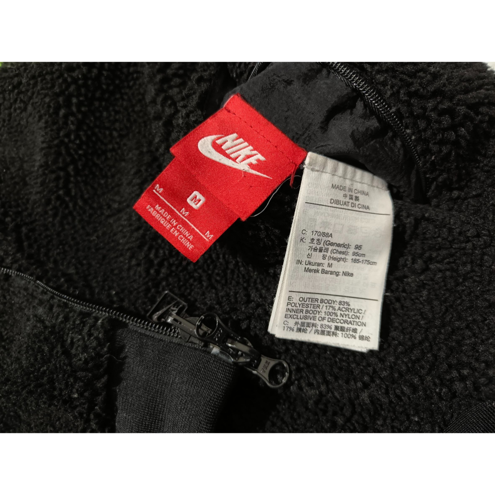 (0413) NIKE 羔羊絨 雙面穿 外套 胸圍112 衣長71 BQ6546 017-細節圖4