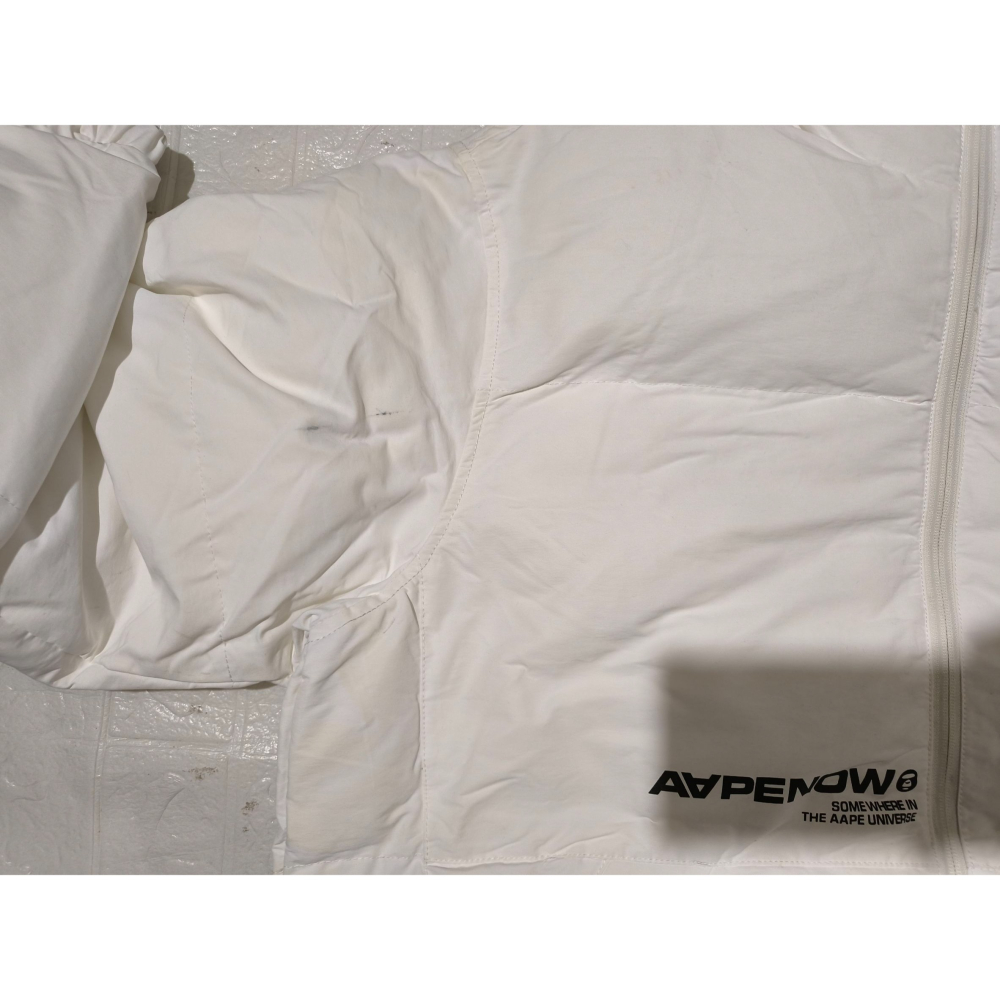 (0428) AAPE 棉服 外套 胸圍144 衣長74-細節圖2