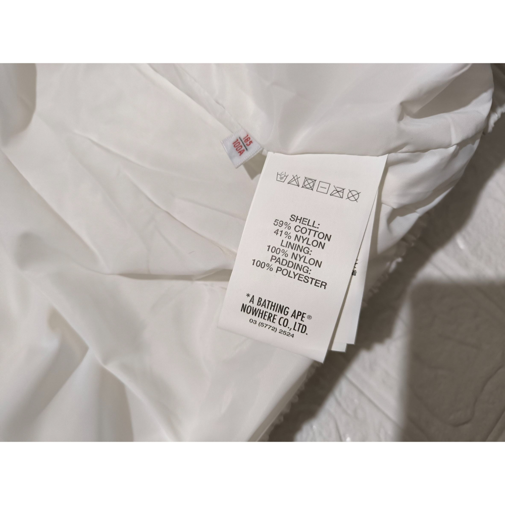 (0428) AAPE 棉服 外套 胸圍144 衣長74-細節圖6