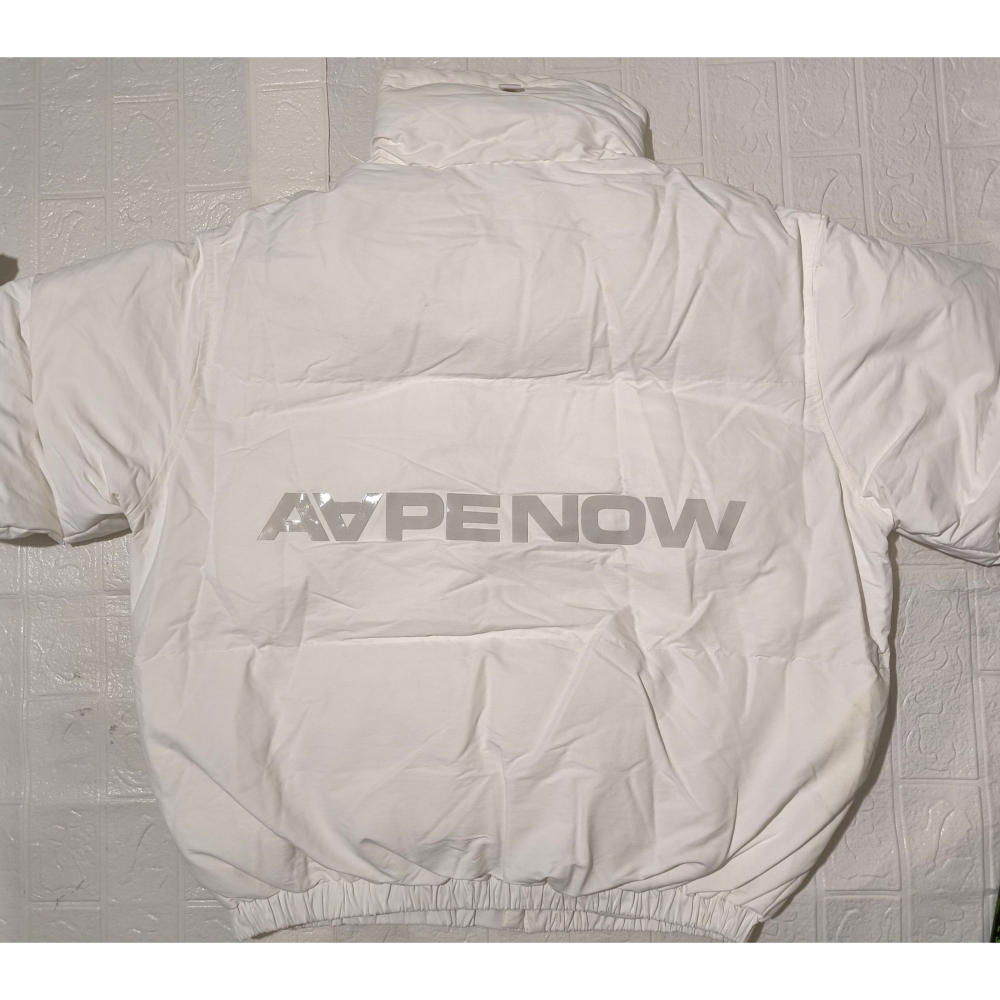 (0428) AAPE 棉服 外套 胸圍144 衣長74-細節圖8