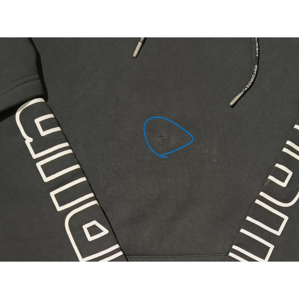 (0454) AAPE 帽T 胸圍132 衣長83-細節圖2