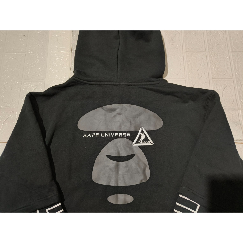 (0454) AAPE 帽T 胸圍132 衣長83-細節圖9