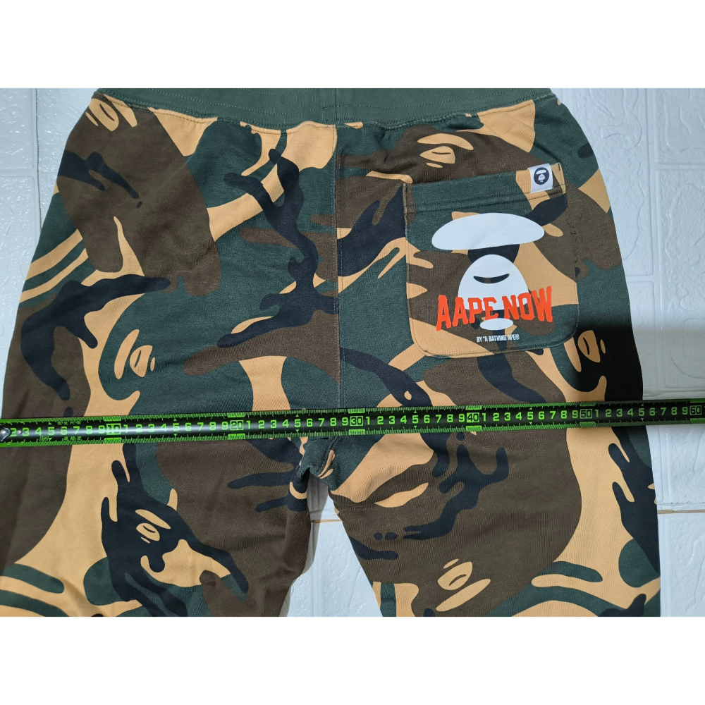 (0459) AAPE 長褲 腰圍74 褲長93-細節圖10