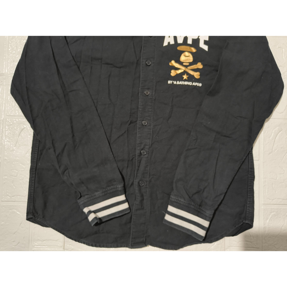 (0550) AAPE 襯衫 長袖上衣 胸圍102 衣長70-細節圖2