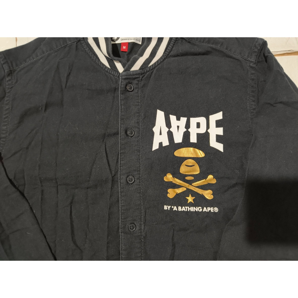 (0550) AAPE 襯衫 長袖上衣 胸圍102 衣長70-細節圖3