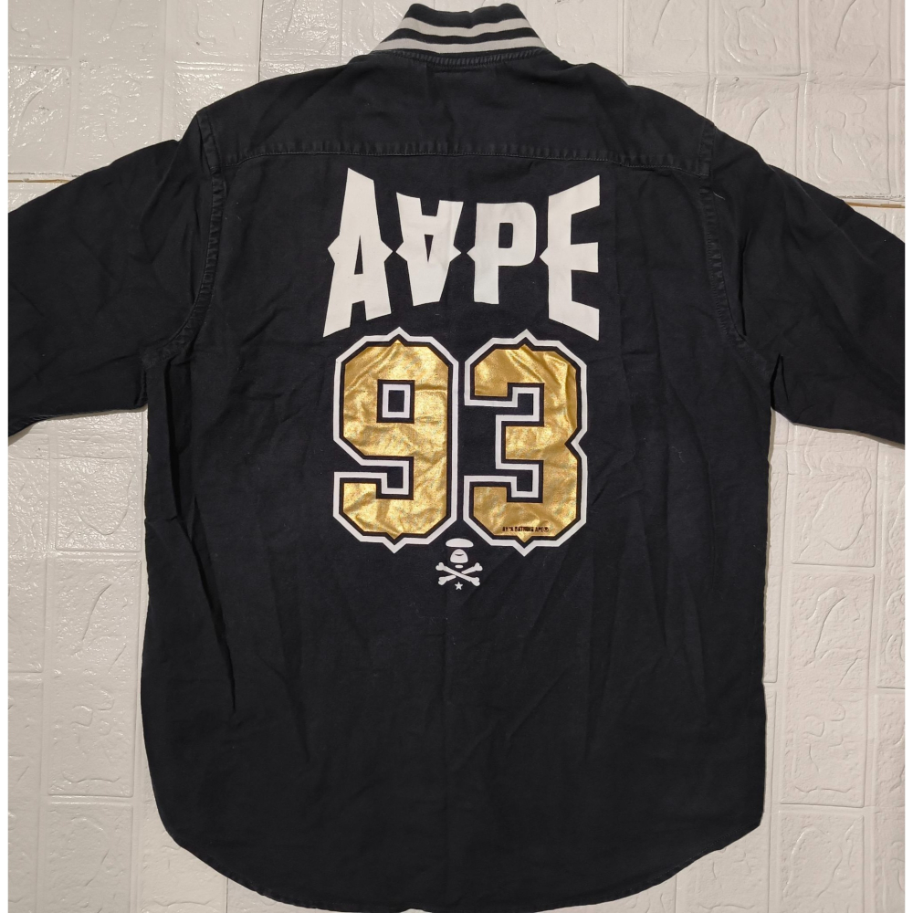 (0550) AAPE 襯衫 長袖上衣 胸圍102 衣長70-細節圖8