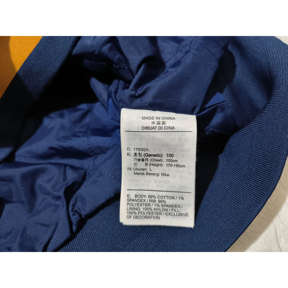 (0648) NIKE 燈芯絨 外套  胸圍124 衣長65 CK5445 410-細節圖5