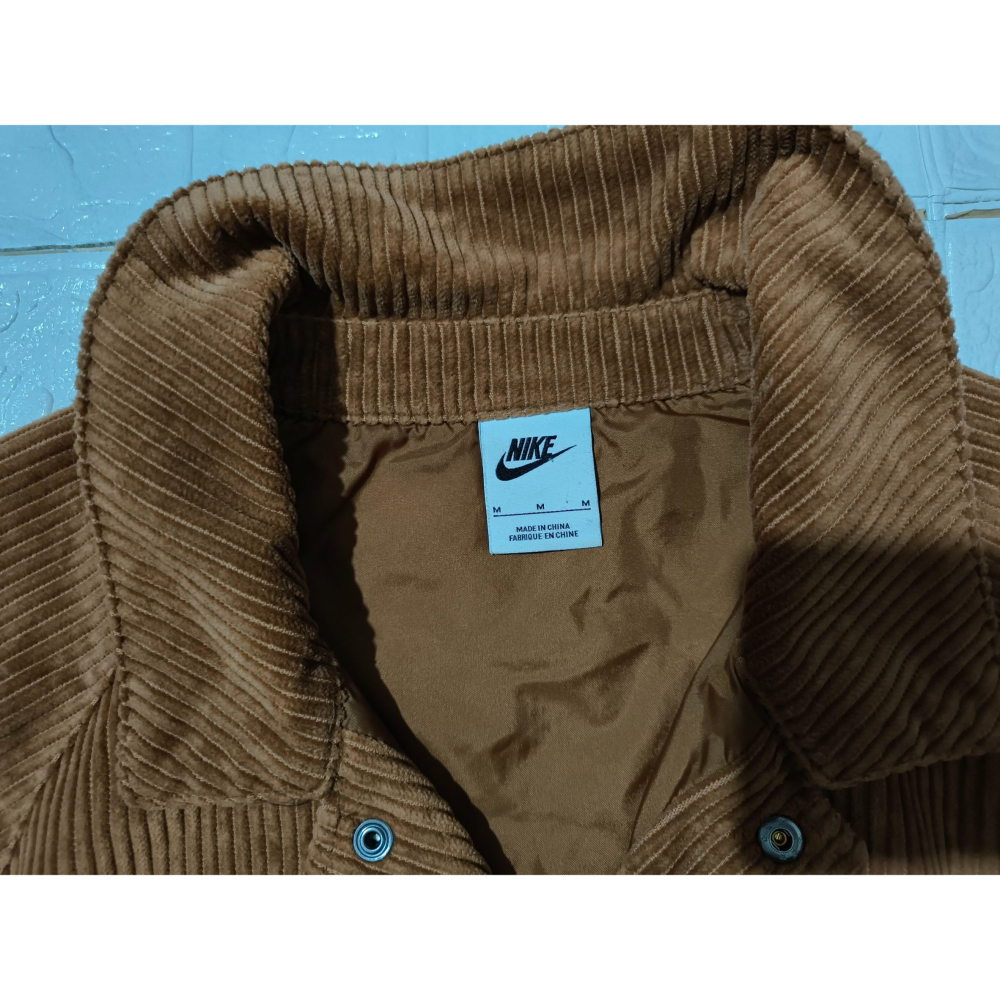 (0678) NIKE 燈芯絨 外套 胸圍114 衣長69 FZ5737 281-細節圖4