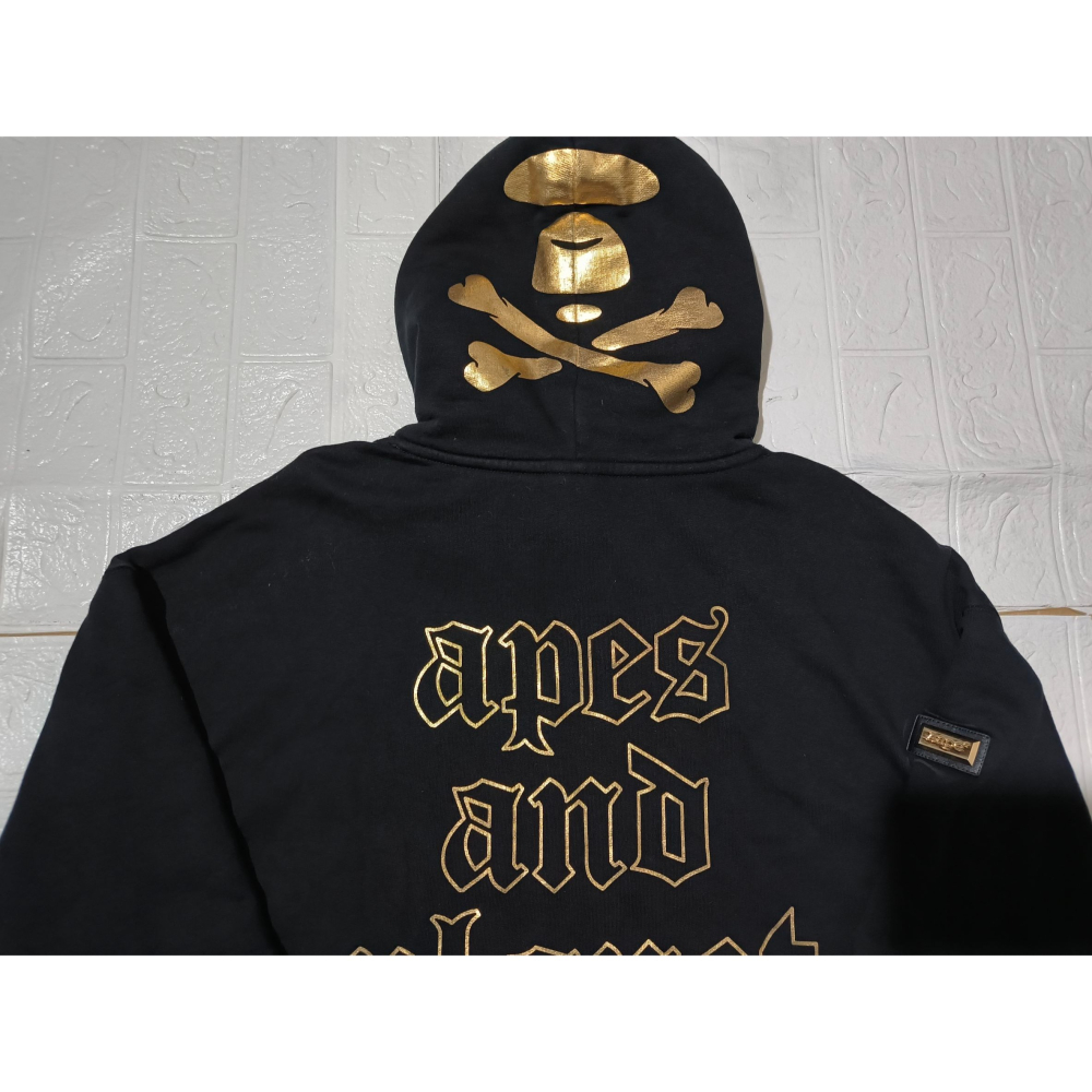 (0696) AAPE 帽T 胸圍132 衣長75-78-細節圖10