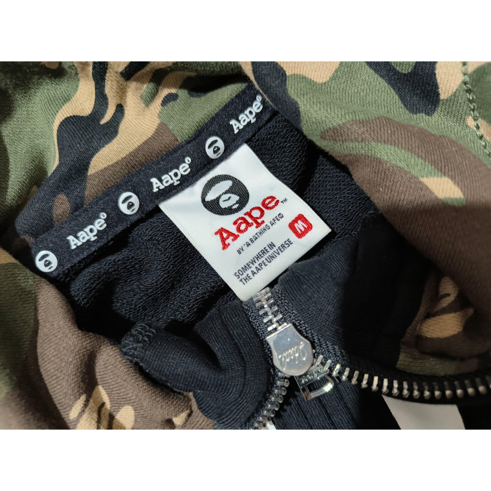 (0769) AAPE 帽T 胸圍108 衣長74-76-細節圖3