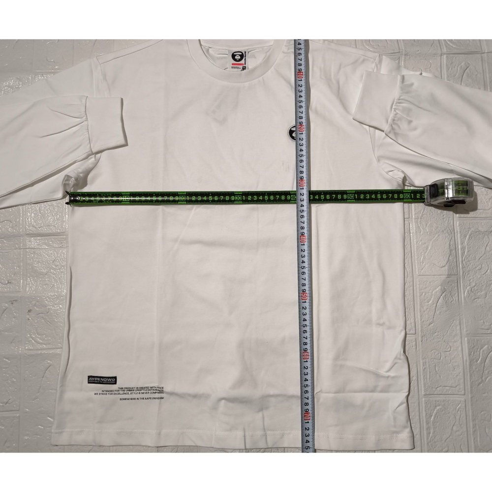 (0774) AAPE 長袖上衣 胸圍118 衣長75-細節圖3