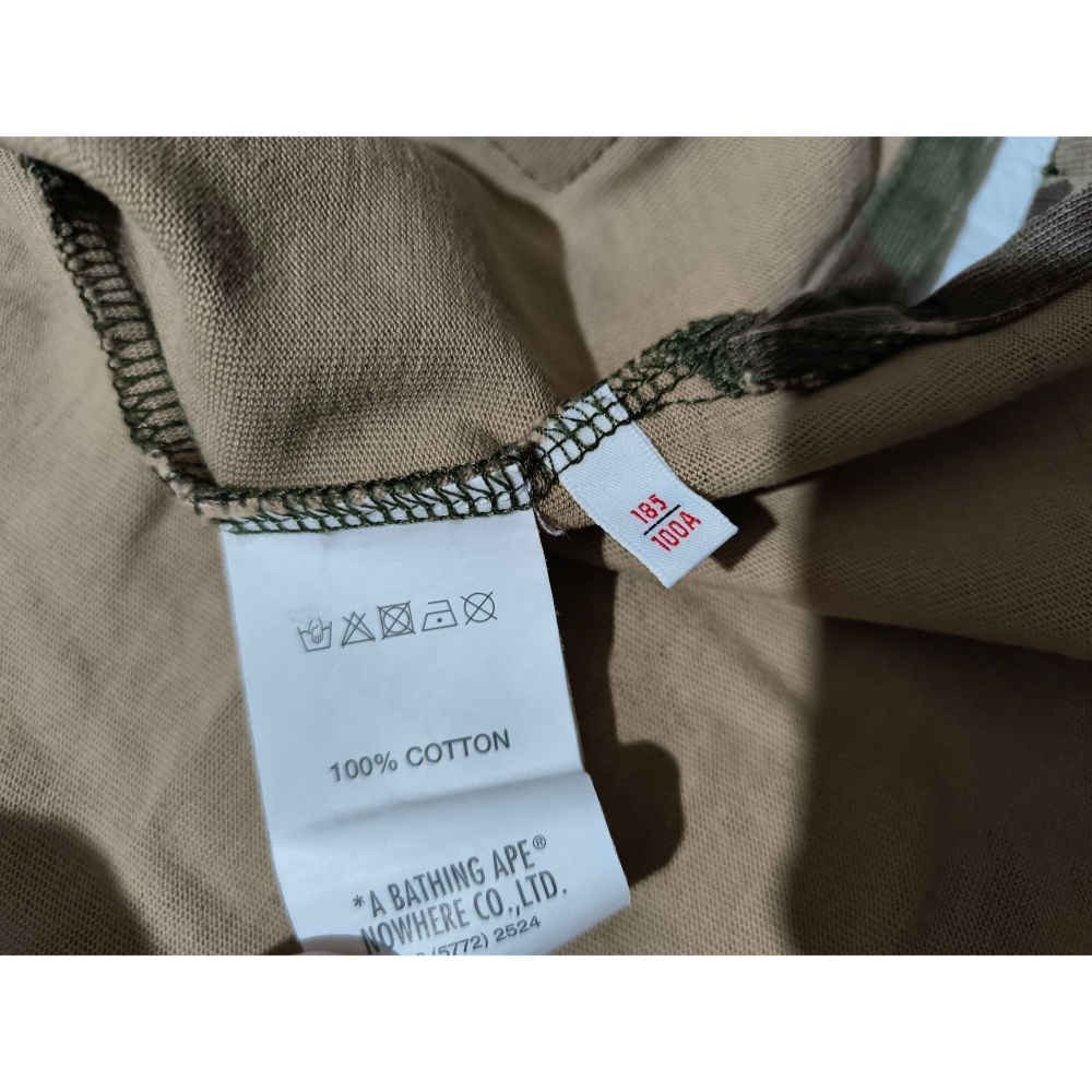 (0813) AAPE 帽T 胸圍120 衣長68-細節圖5