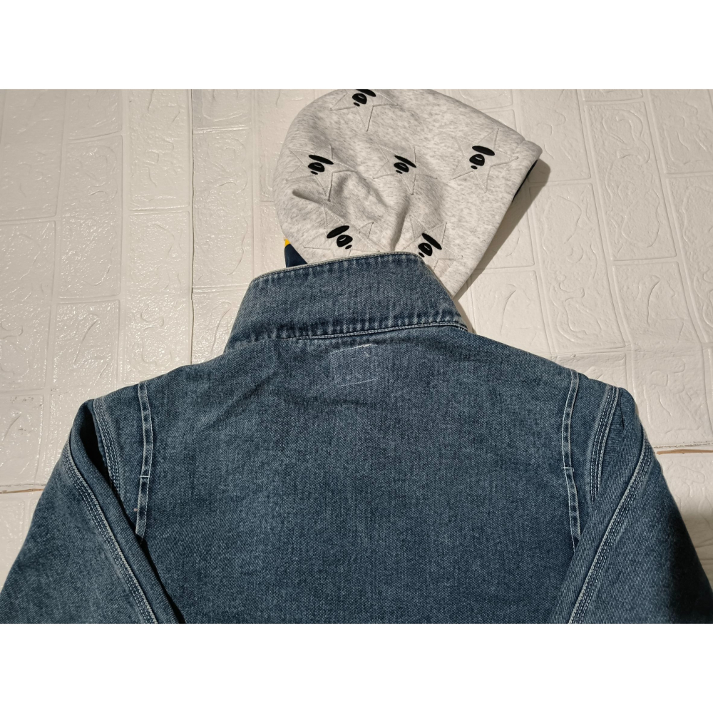 (0819) AAPE 牛仔 外套 胸圍126 衣長65-細節圖9