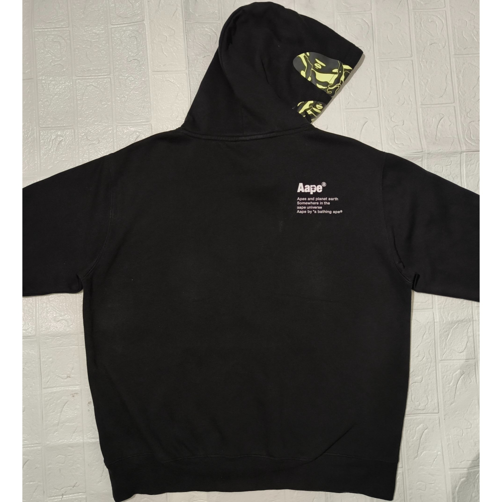 (0822) AAPE 帽T 胸圍128 衣長70-細節圖7