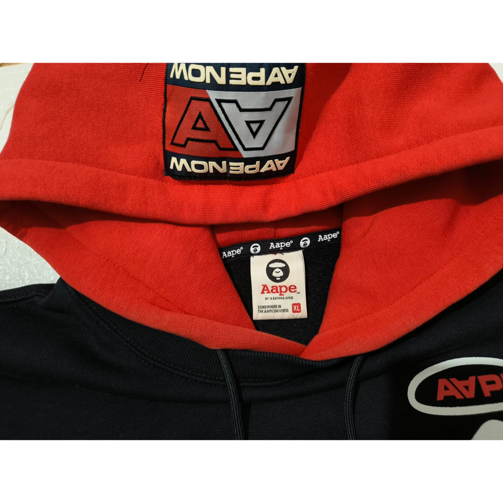 (0823) AAPE 帽T 胸圍122 衣長76-細節圖4