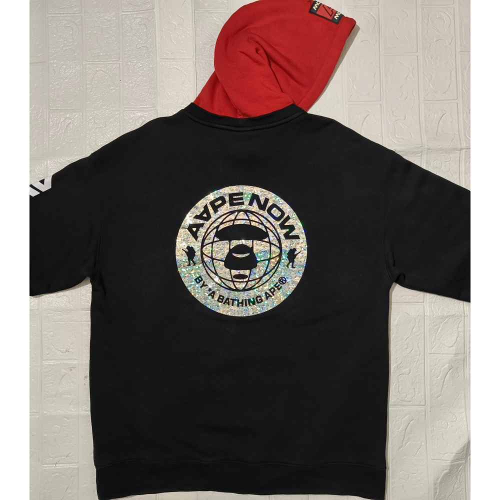 (0823) AAPE 帽T 胸圍122 衣長76-細節圖6