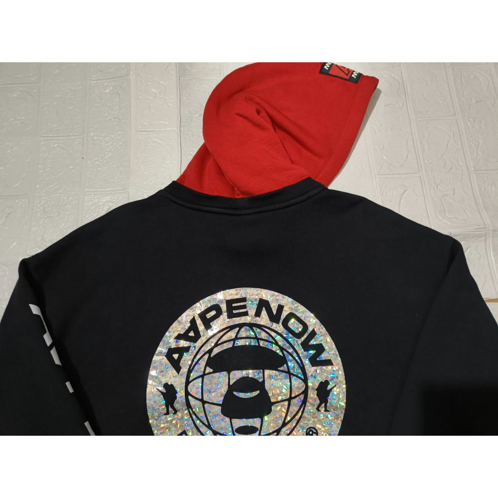 (0823) AAPE 帽T 胸圍122 衣長76-細節圖8