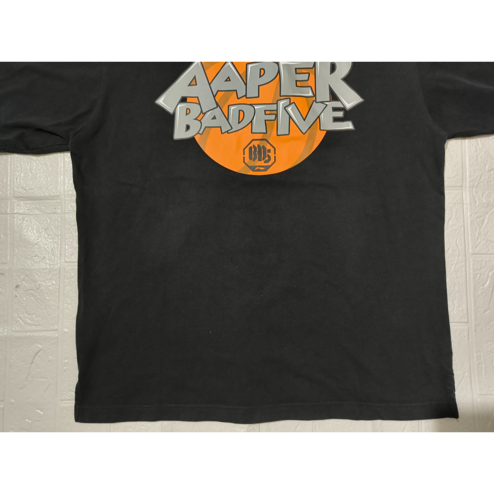 (0829) AAPE 短袖 帽T 胸圍112 衣長70-細節圖8