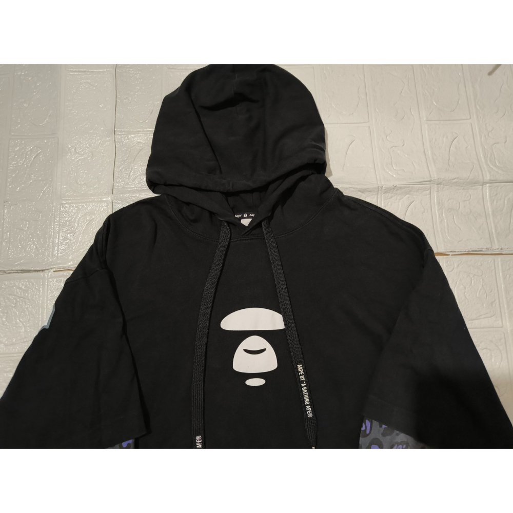 (0924) AAPE 帽T 胸圍112 衣長69-細節圖3