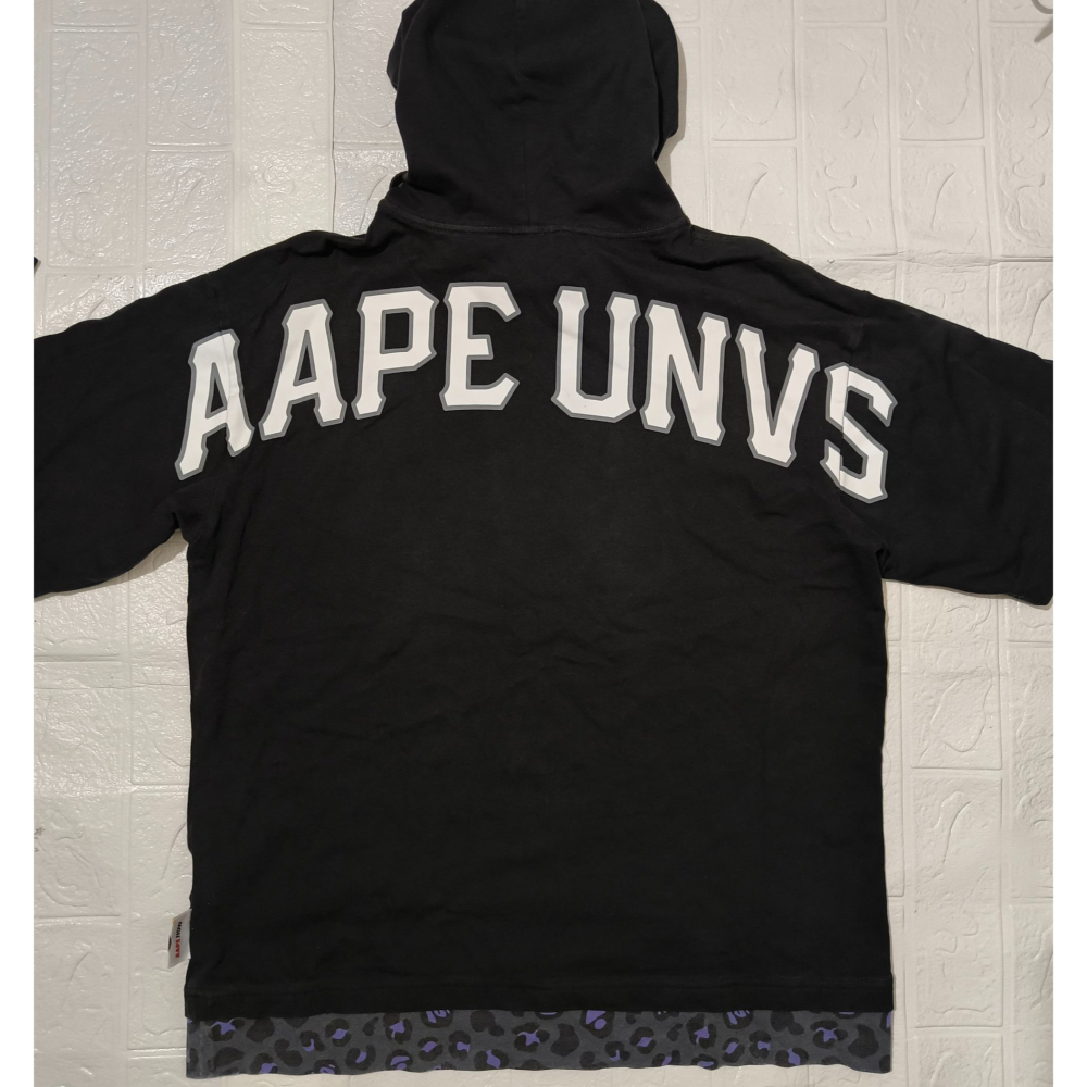 (0924) AAPE 帽T 胸圍112 衣長69-細節圖7