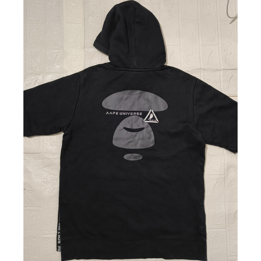 (0925) AAPE 帽T 胸圍112 衣長72-74-細節圖7