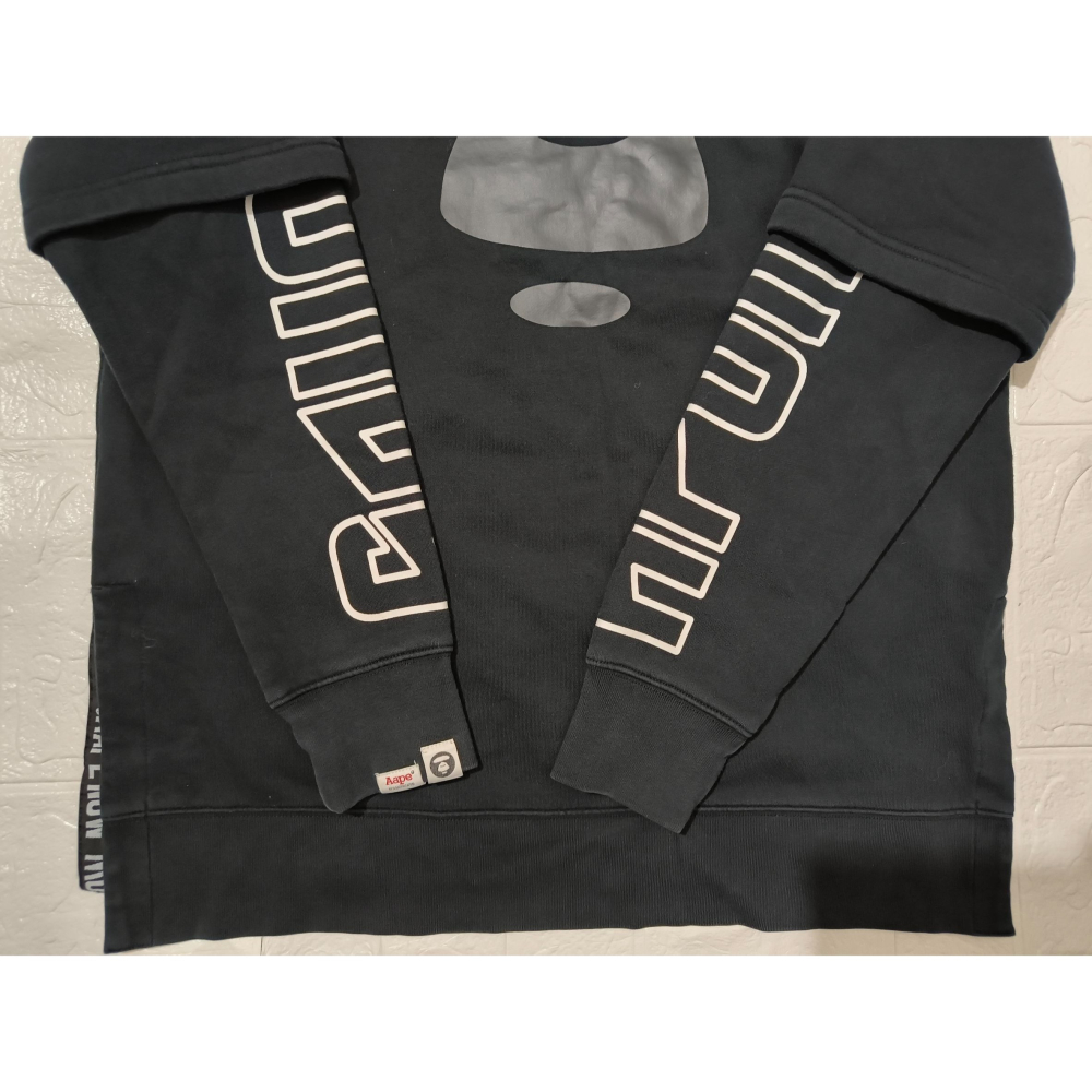 (0925) AAPE 帽T 胸圍112 衣長72-74-細節圖8