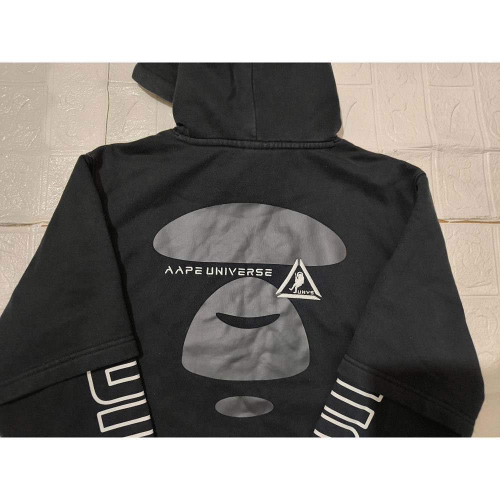 (0925) AAPE 帽T 胸圍112 衣長72-74-細節圖9