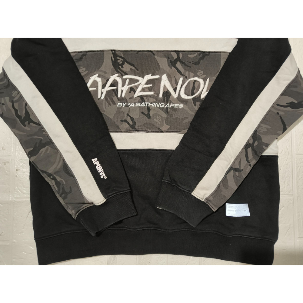 (0944) AAPE 長袖上衣 胸圍124 衣長75-細節圖2