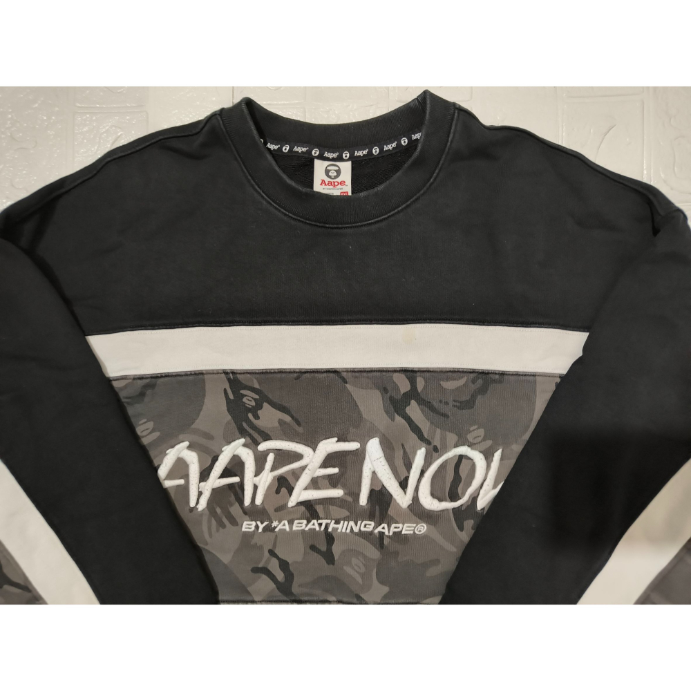 (0944) AAPE 長袖上衣 胸圍124 衣長75-細節圖3