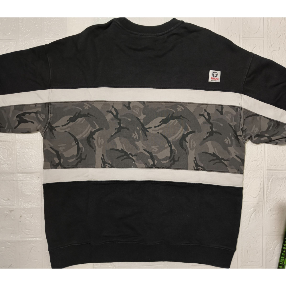 (0944) AAPE 長袖上衣 胸圍124 衣長75-細節圖7