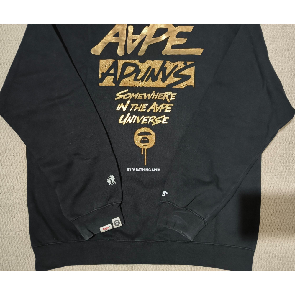 (0999) AAPE 長袖上衣 胸圍120 衣長72-細節圖9