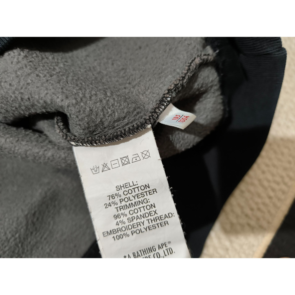 (1035) AAPE 長袖上衣 胸圍134 衣長71-細節圖6