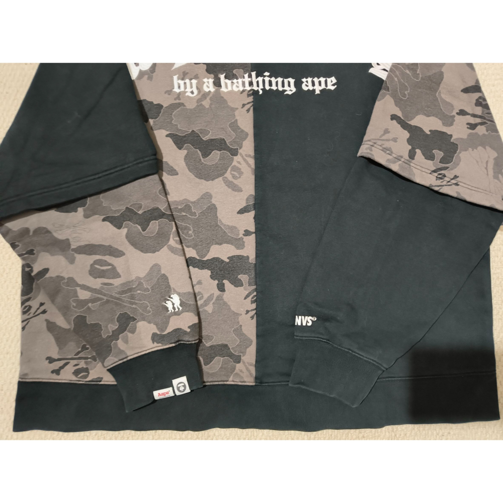 (1035) AAPE 長袖上衣 胸圍134 衣長71-細節圖9