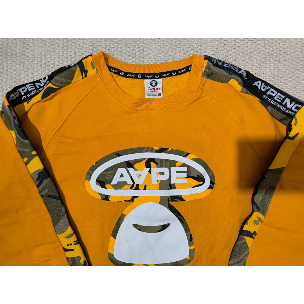 (1052) AAPE 長袖上衣 胸圍116 衣長70-細節圖3