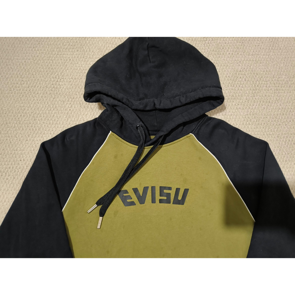 (1061) EVISU 福神 帽T 胸圍116 衣長71 1EAHTM9W316XX-細節圖3