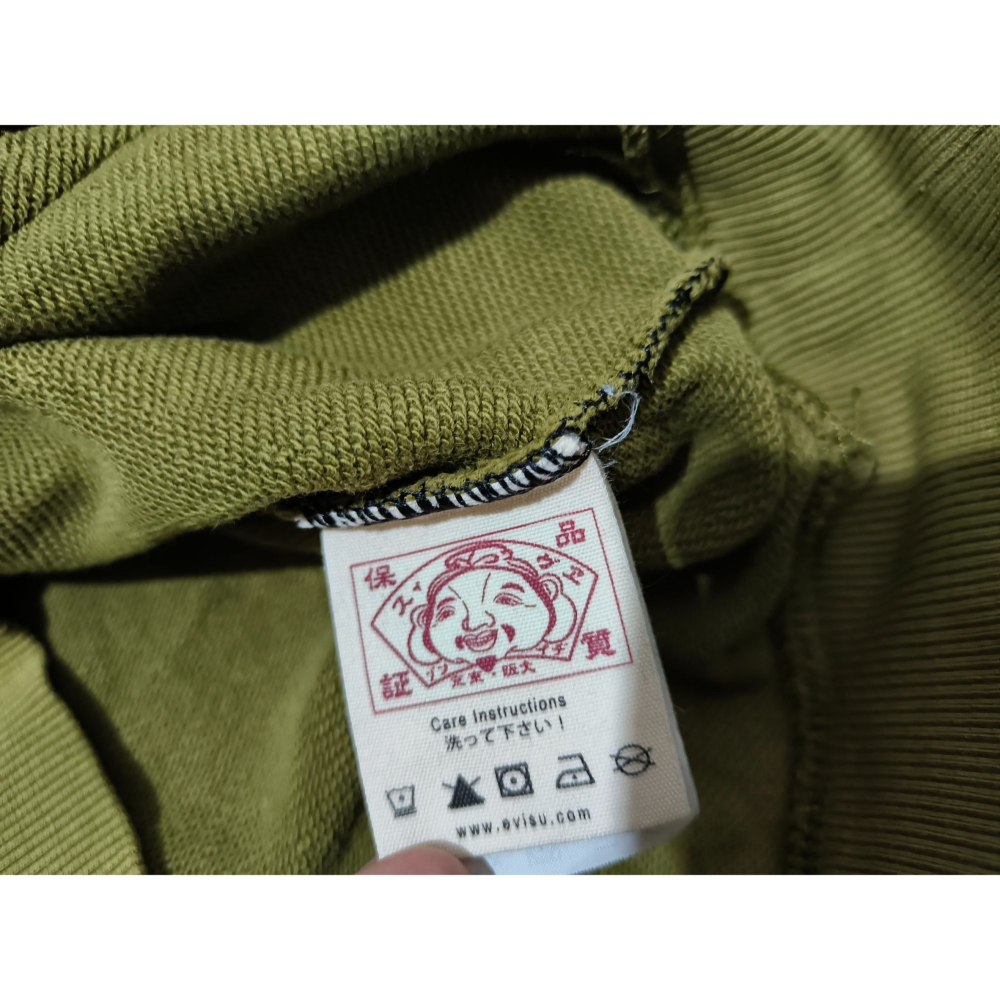 (1061) EVISU 福神 帽T 胸圍116 衣長71 1EAHTM9W316XX-細節圖6