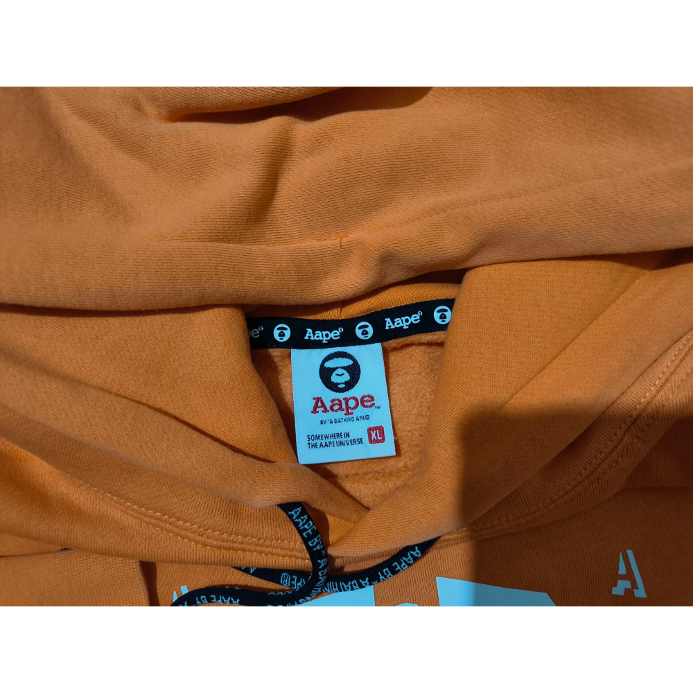 (1065) AAPE 帽T 胸圍116 衣長69-細節圖5