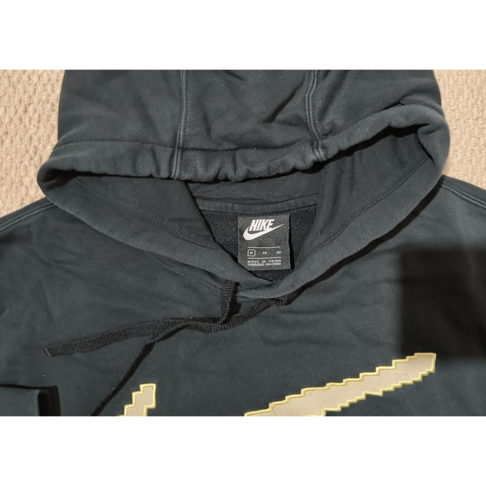 (1192) NIKE 帽T 胸圍120 衣長69 DC3937 010-細節圖5