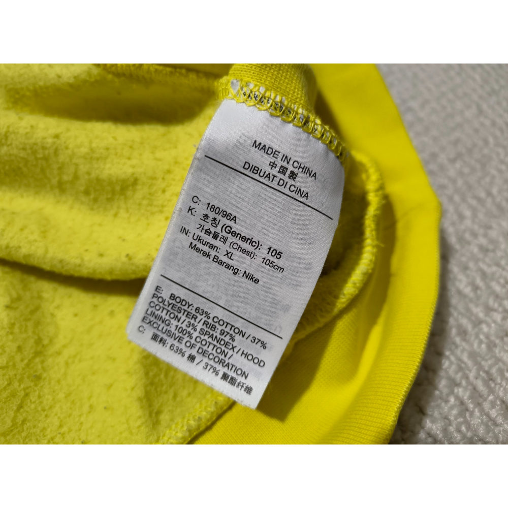 (1286) NIKE 帽T 胸圍120 衣長65 CU3618 735-細節圖5