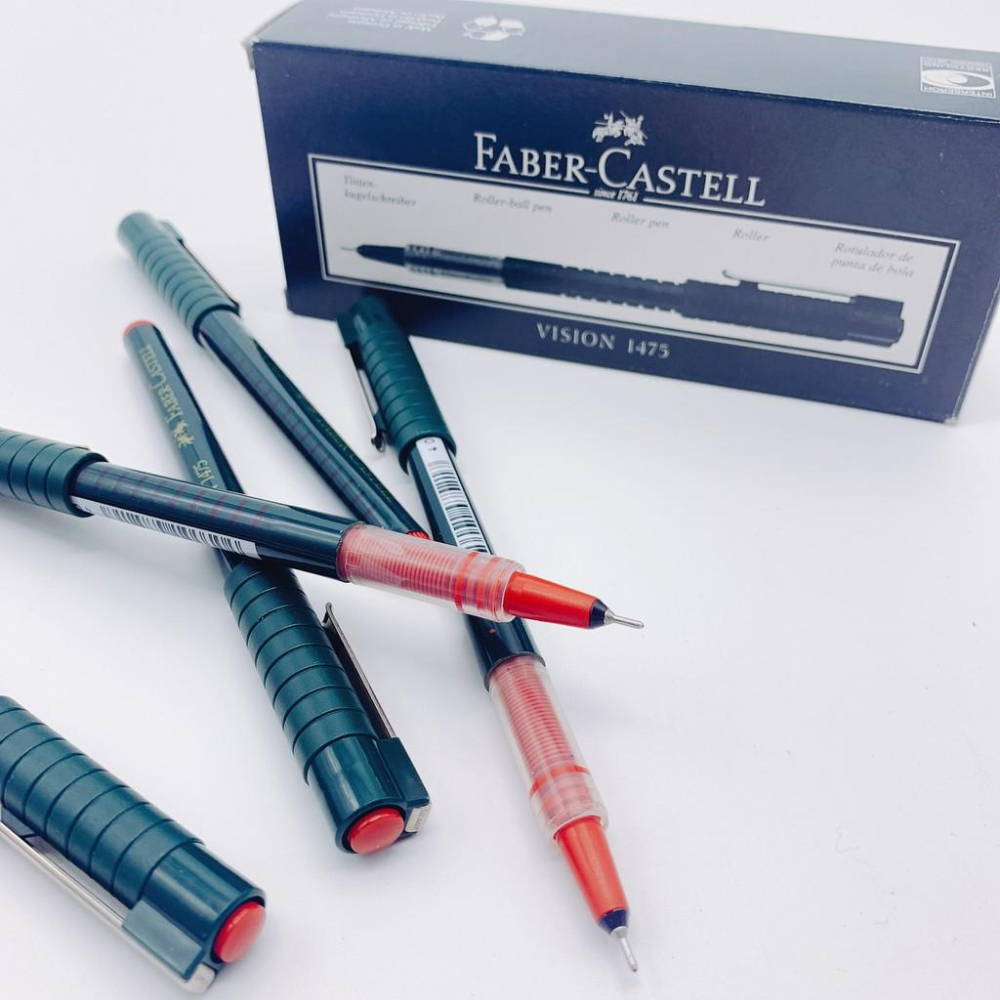 德國 FABER-CASTELL 輝柏 鋼珠筆 紅色 盒裝賣場-細節圖3
