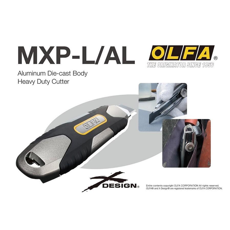 [OLFA] 推式-MXP-AL型限量壓鑄鋁合金超強握把大型美工刀-細節圖3