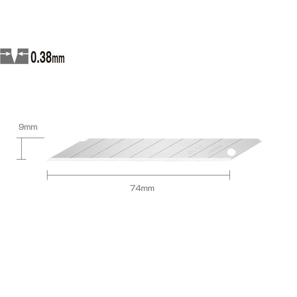 OLFA DKB-5 經濟型30度細工刀刀片-細節圖2