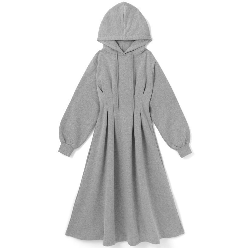 Anita Japan代購 🌸 日本GRL 長裙 洋裝 內裹毛 運動連帽連身裙 pm233-規格圖11