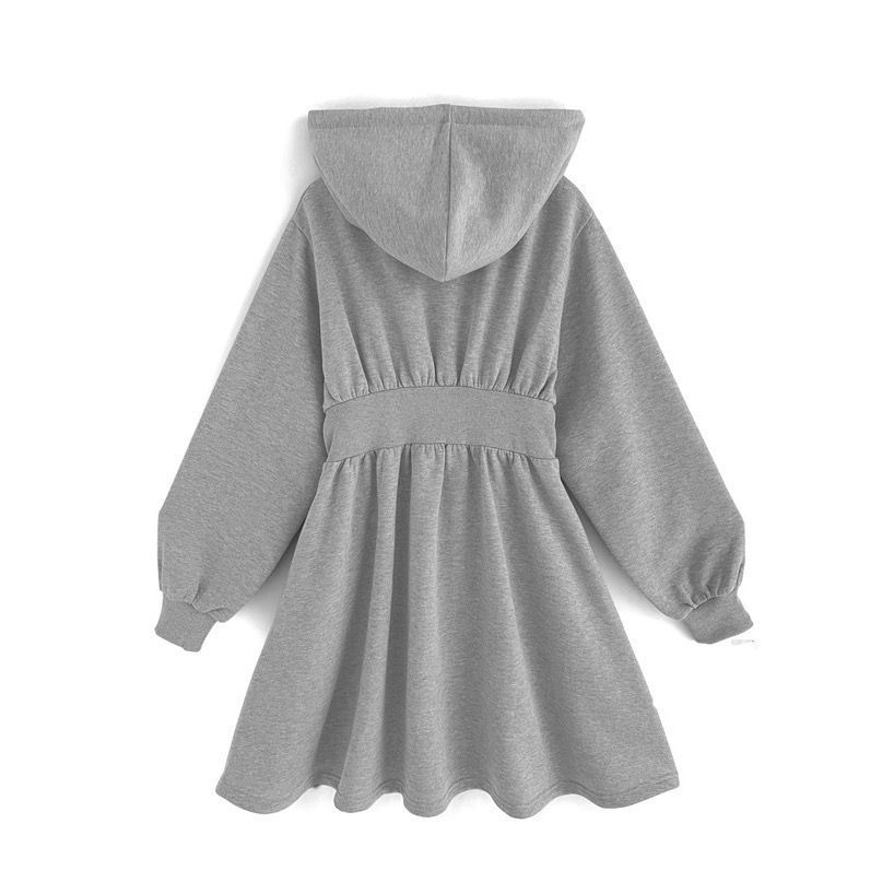 Anita Japan代購 🌸 日本GRL 洋裝 內裹毛 運動連帽連身裙 休閒 短洋 刷毛 pm307a-細節圖3