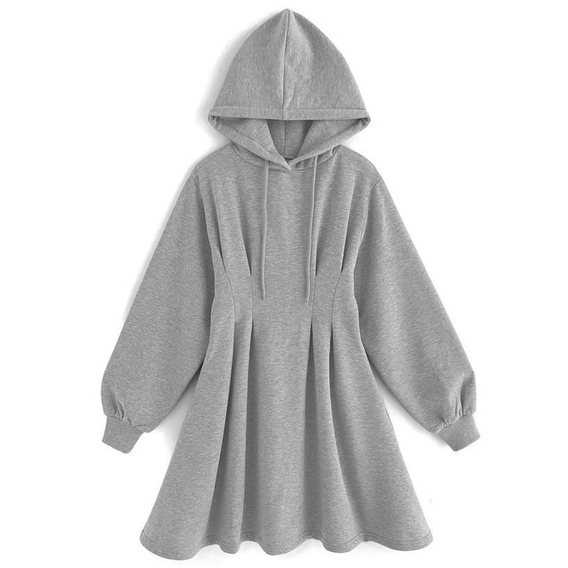 Anita Japan代購 🌸 日本GRL 洋裝 內裹毛 運動連帽連身裙 休閒 短洋 刷毛 pm307a-規格圖6