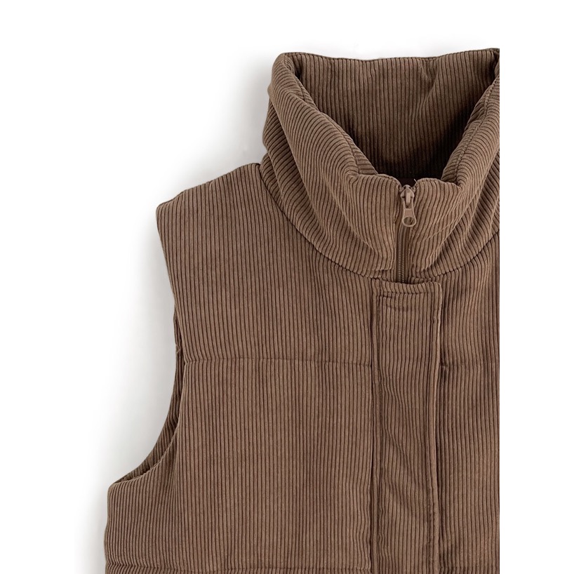 Anita Japan代購 🌸 日本GRL 燈芯絨羽絨背心 立領背心 棉質背心 snk985-細節圖4