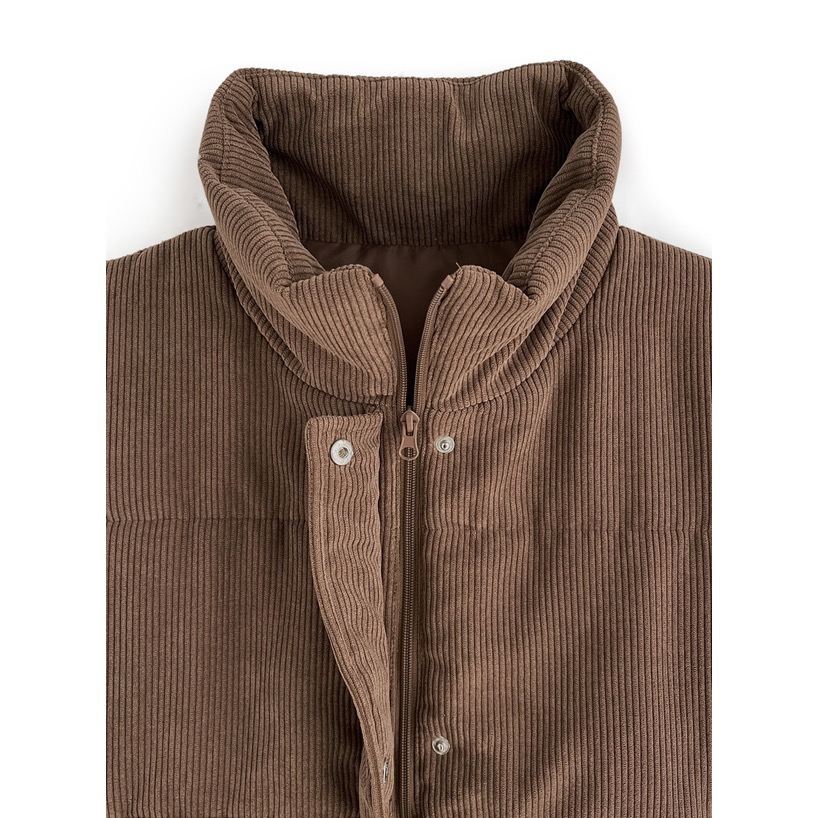 Anita Japan代購 🌸 日本GRL 燈芯絨羽絨背心 立領背心 棉質背心 snk985-細節圖6