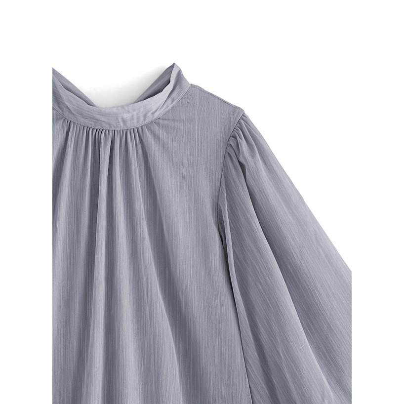 Anita Japan代購 🌸 日本GRL 亮絲感 雪紡背綁帶襯衫 優雅氣質 襯衫 蝴蝶結 OL衫 長袖 tg651-細節圖6